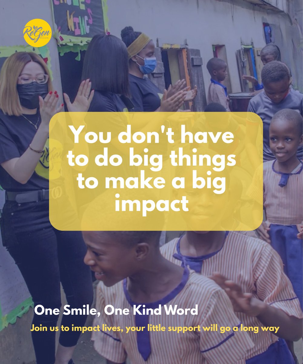 ReGen_SchOfLife's tweet photo. You don’t have to do big things to make a big impact. 💛

One smile, one meal, one kind word, it all adds up. Join us in making a difference. Your little support will go a long way.

Send us a DM to be part of the movement!

#CommunityKindness #HopeInAction #ReGenFoundation https://t.co/m65GSVUXWH
