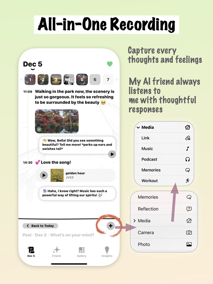 Lifelight_app's tweet photo. I’m in love with my bullet journal Lifelight—it’s my personal space for tracking moods, thoughts, and inspiration using Lifelight. The mood tracker and photo wall make it even more special, turning my journal into a visual story. 📷✨ 
#journaling #lifelight https://t.co/Cazxqeyhgn