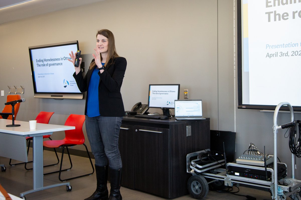 OttawaAlliance's tweet photo. It was a pleasure to speak alongside Tim Aubry at @uOttawa last week on the role of the Housing and Homelessness Leadership Table in Ottawa. Thanks to uOttawa's Office of Public Policy Research and Outreach, @TrebekForum, and everyone who attended! https://t.co/kHISUCqdyv