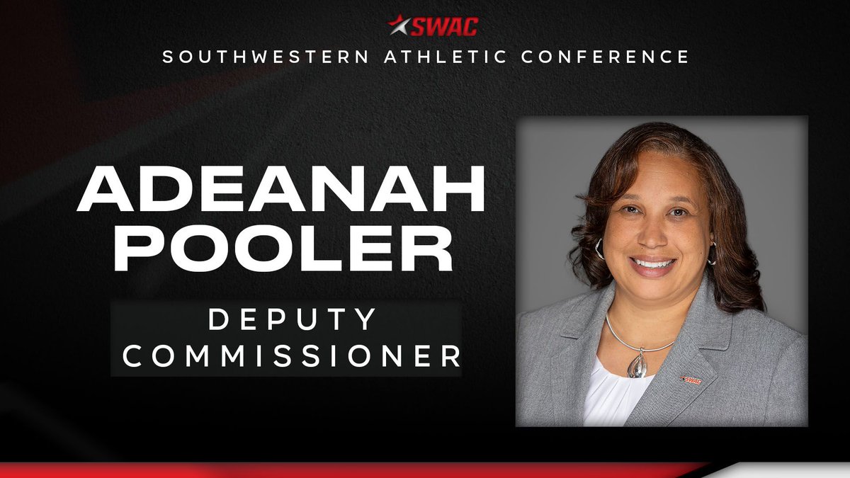 𝓗𝓮𝓻𝓼𝓽𝓸𝓻𝔂 ⭐️

SWAC Senior Associate Commissioner/SWA, Adeanah Pooler has been promoted to Deputy Commissioner! The first female Deputy Commissioner in SWAC History!