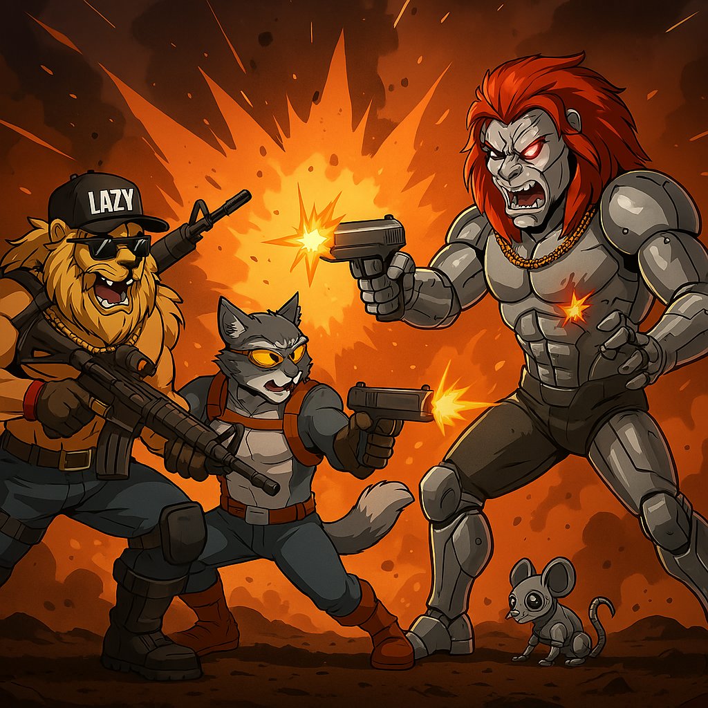 REX ROARโข (@realrexroar) on Twitter photo Rex Roar and his longtime rival Lynx must reluctantly join forces when Nova, a cunning villain with Modbot tech, brainwashes Lynx's loyal sidekick Gear, unleashing cybernetic chaos across The Metablocks.
<a href="/AA_RonCasanova/">Casanova</a>
๐ ๐ฟ Rex Roar and his longtime rival Lynx must reluctantly join forces when Nova, a cunning villain with Modbot tech, brainwashes Lynx's loyal sidekick Gear, unleashing cybernetic chaos across The Metablocks.
<a href="/AA_RonCasanova/">Casanova</a>
๐ ๐ฟ