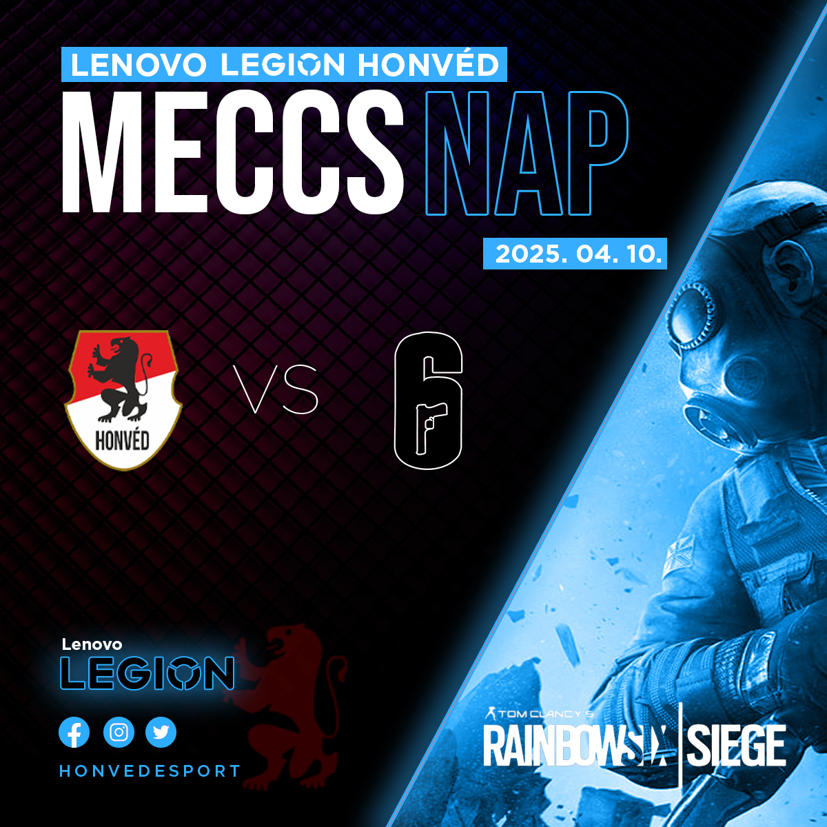 Honvéd Esport (@honvedesport) on Twitter photo Érkezik az első meccs a <a href="/R6esportsEU/">Rainbow Six Esports Europe</a> EML 2025 Challenger Seriesen👇
⏰19:00
📺 twitch.tv/traviiiii_ Érkezik az első meccs a <a href="/R6esportsEU/">Rainbow Six Esports Europe</a> EML 2025 Challenger Seriesen👇
⏰19:00
📺 twitch.tv/traviiiii_