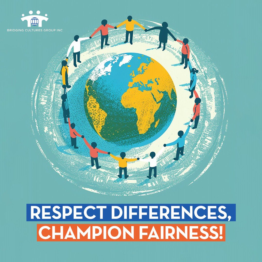 TheBCGinc's tweet image. We don’t have to look the same, think the same, or live the same to treat each other with fairness. 💬✨
Respecting differences makes us stronger—fairness keeps us united. 

#BCG #FAIR #RespectDifferences #ChampionFairness #StrongerTogether