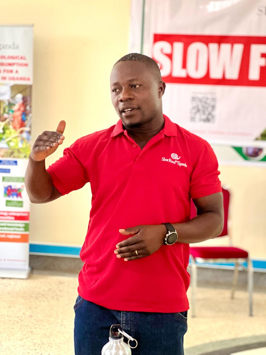 "There is a strong growing issue of antibiotic resistance in Uganda because chickens are being fed on these antibiotics, especially ARVs". Edward Mukiibi <a href="/SlowFood/">Slow Food</a> President.#ALE2025 #slowfoodfarms
