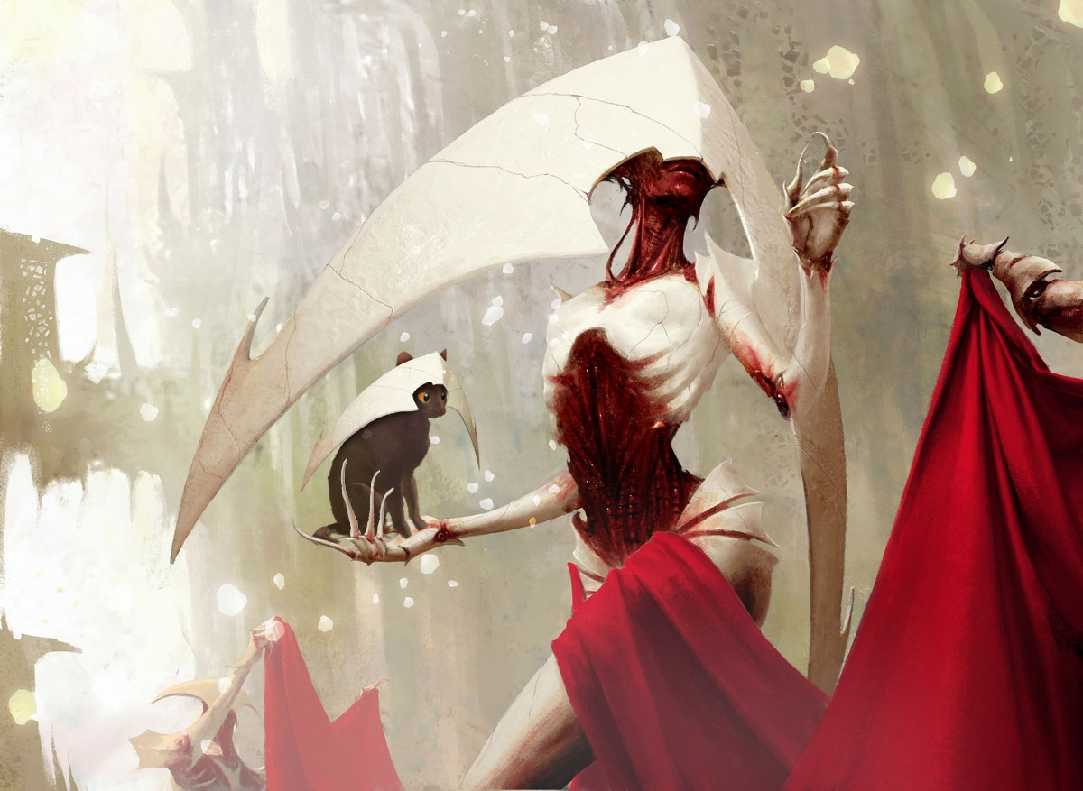 livingcardsmtg's tweet photo. I Photoshop the Cat from Flow into a Magic card until I don't: Day 23 https://t.co/drXsCWu2my