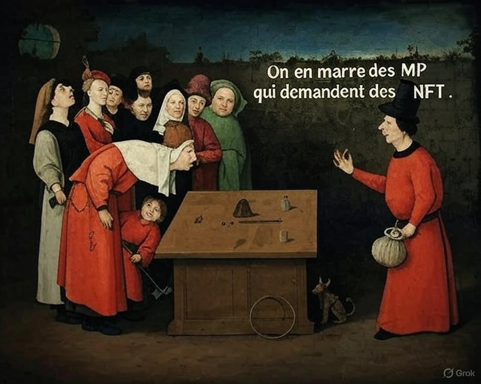 Degribeauval's tweet photo. Fed up with DMs begging for NFTs? Hieronymus Bosch gets it. ‘We’re sick of DMs asking for NFTs’ – even in 1520, they knew how to spot a scam. #Art #NFT #DoneWithThis https://t.co/WYxyfrWqqS