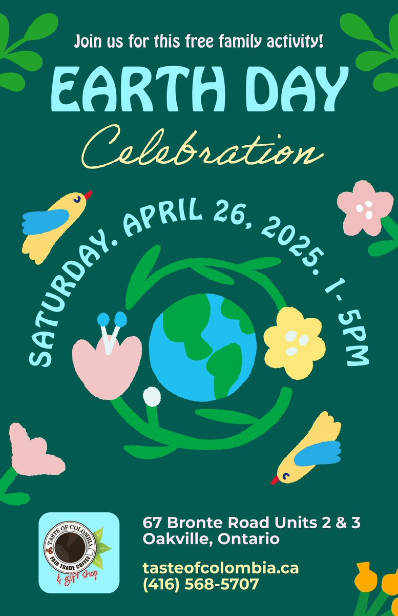 Join us for a free family day activity to celebrate Earth Day!
#earthday