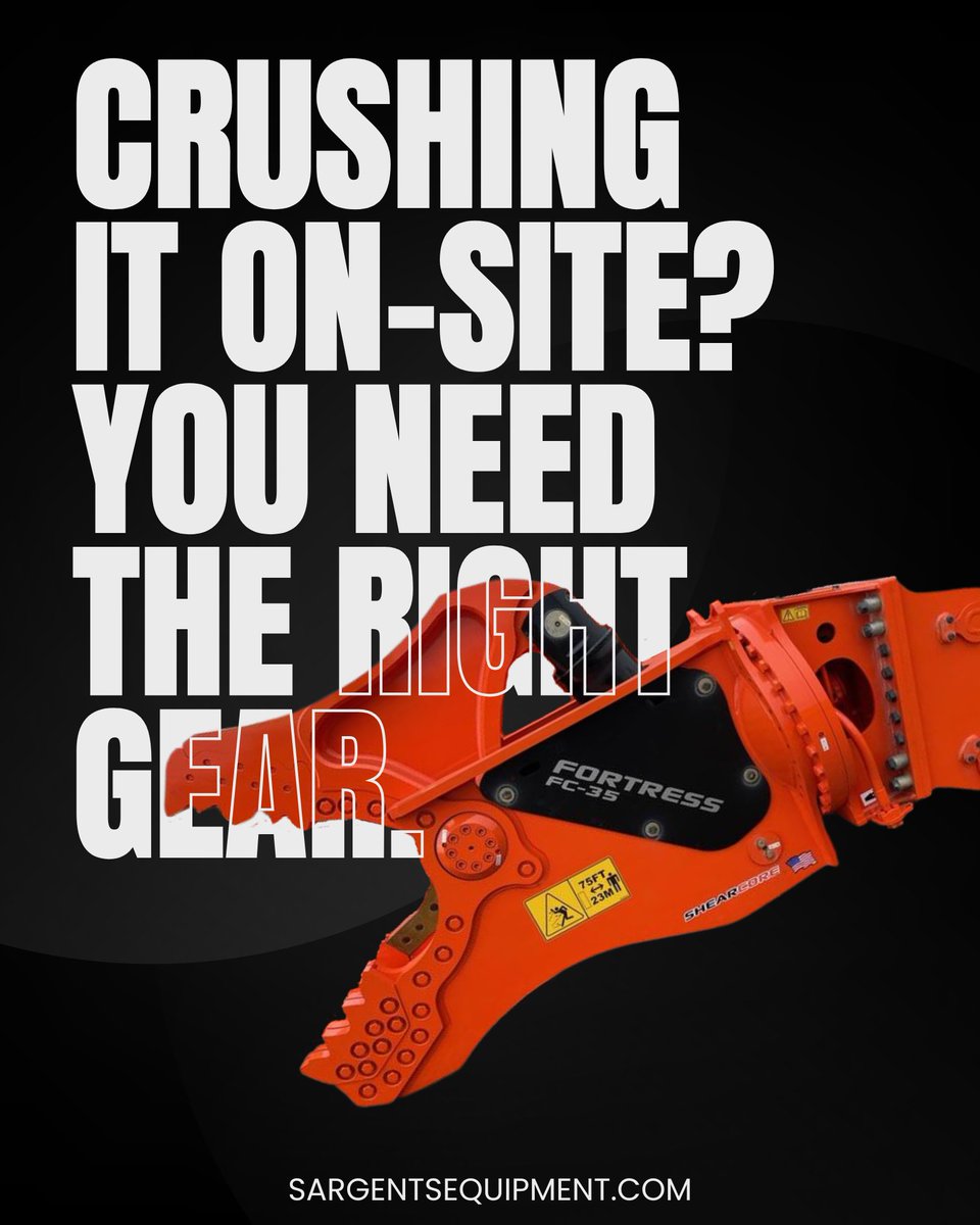 SargentsEquip's tweet photo. Whether you’re breaking down scrap or tearing through demo work, we’ve got the gear to keep you moving.

Check out our website to see our available inventory.
https://t.co/cXhBueRTzA

#scrapmetal #demolition #heavyequipment https://t.co/kOEO98VGOf