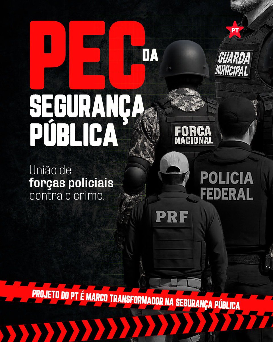 🚨O ministro Ricardo Lewandowski apresentou ontem (9) ao Senado os 4 pilares da nova proposta que pretende transformar a segurança pública no Brasil:

🔗 Integração total das polícias
💰 Mais investimento para enfrentar o crime
📜 Inclusão do SUSP  (Sistema Único de Segurança