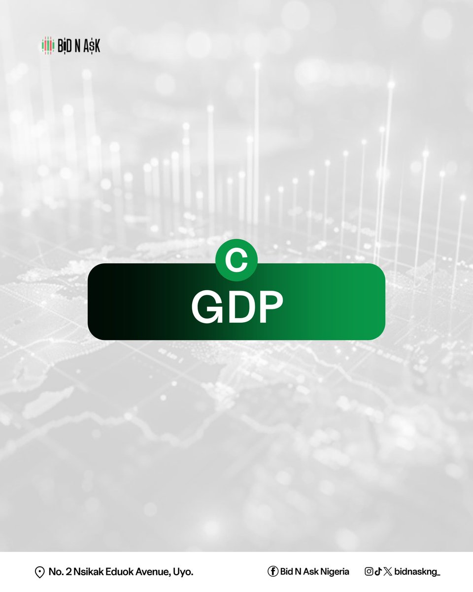 bidnaskng_'s tweet photo. ❇️ Gross domestic product is the total monetary or market value of all the finished goods &amp; services produced within a country's borders in a specific time period.

❇️ Essentially, it's a snapshot of a nation's economic health. https://t.co/jWrYEZep7w