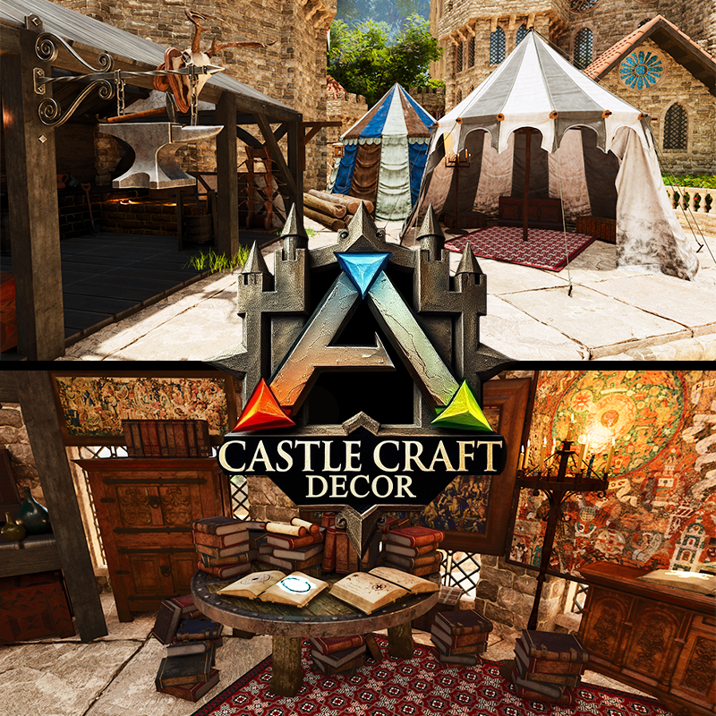 Also as a little bonus Castle Craft Decor is also live so you can bring your medieval builds to life ENJOY!! <a href="/survivetheark/">ARK: Survival Ascended</a> <a href="/CrazyRespawn/">Brenden</a>