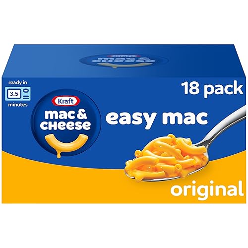 i just received Kraft Easy Mac Original Mac &amp; Cheese Macaroni and Cheese Dinner Microwavable Dinner, 18 ct Packets - 18 Pouches from 8bitquinn via Throne. thank you so much! throne.com/mothescorpio #wishlist #throne