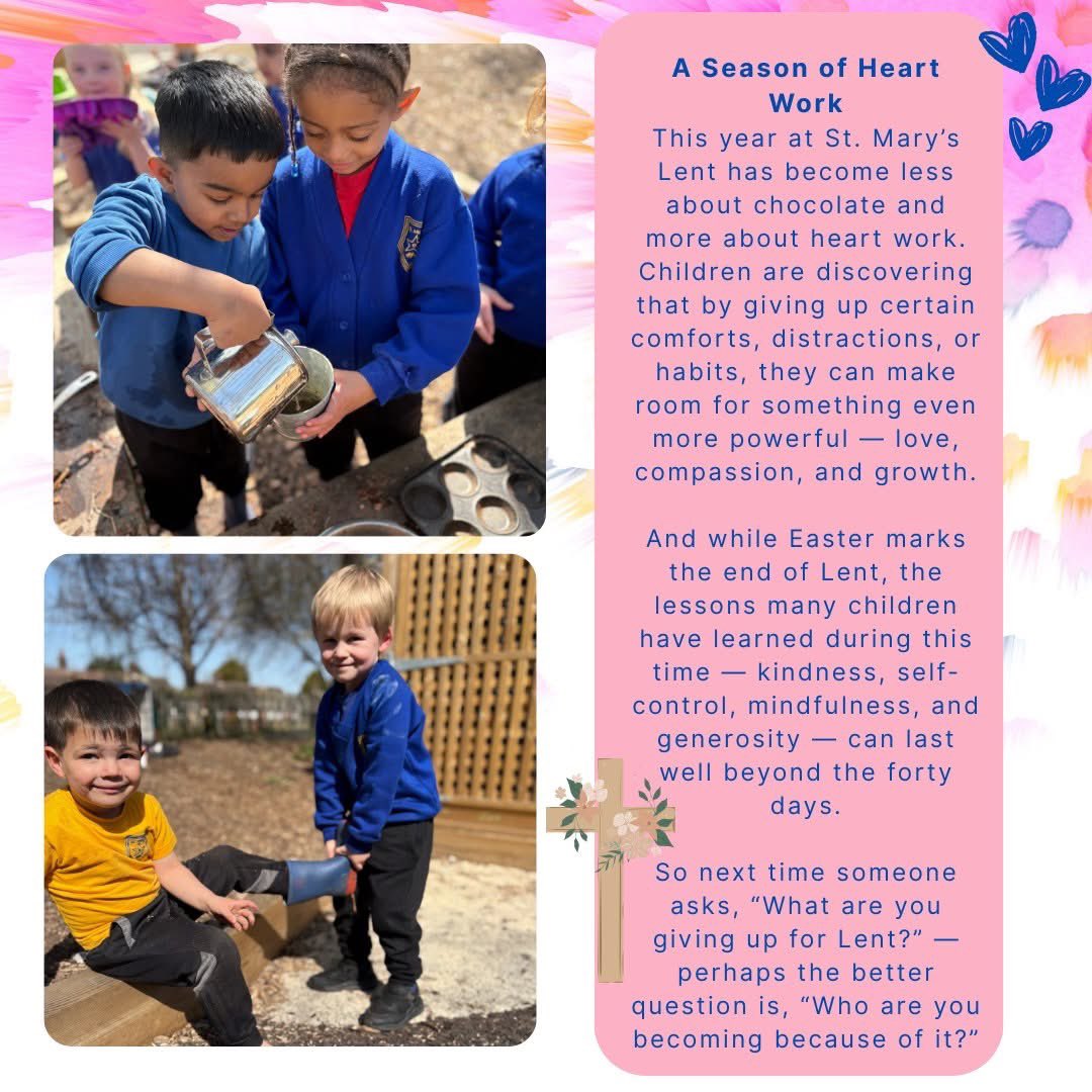 StJohnBoscoCA's tweet photo. βπΏ Our MAC Lenten Journey 2025 πΏβ
Pupils at St Mary's Catholic Primary School have been busy!
We love to see what our schools have been focusing on πβ€οΈ
@SMCPWednesbury
#ukschools #sjbca #lentenseason #lent #lentenjourney https://t.co/IqubgGF2VJ