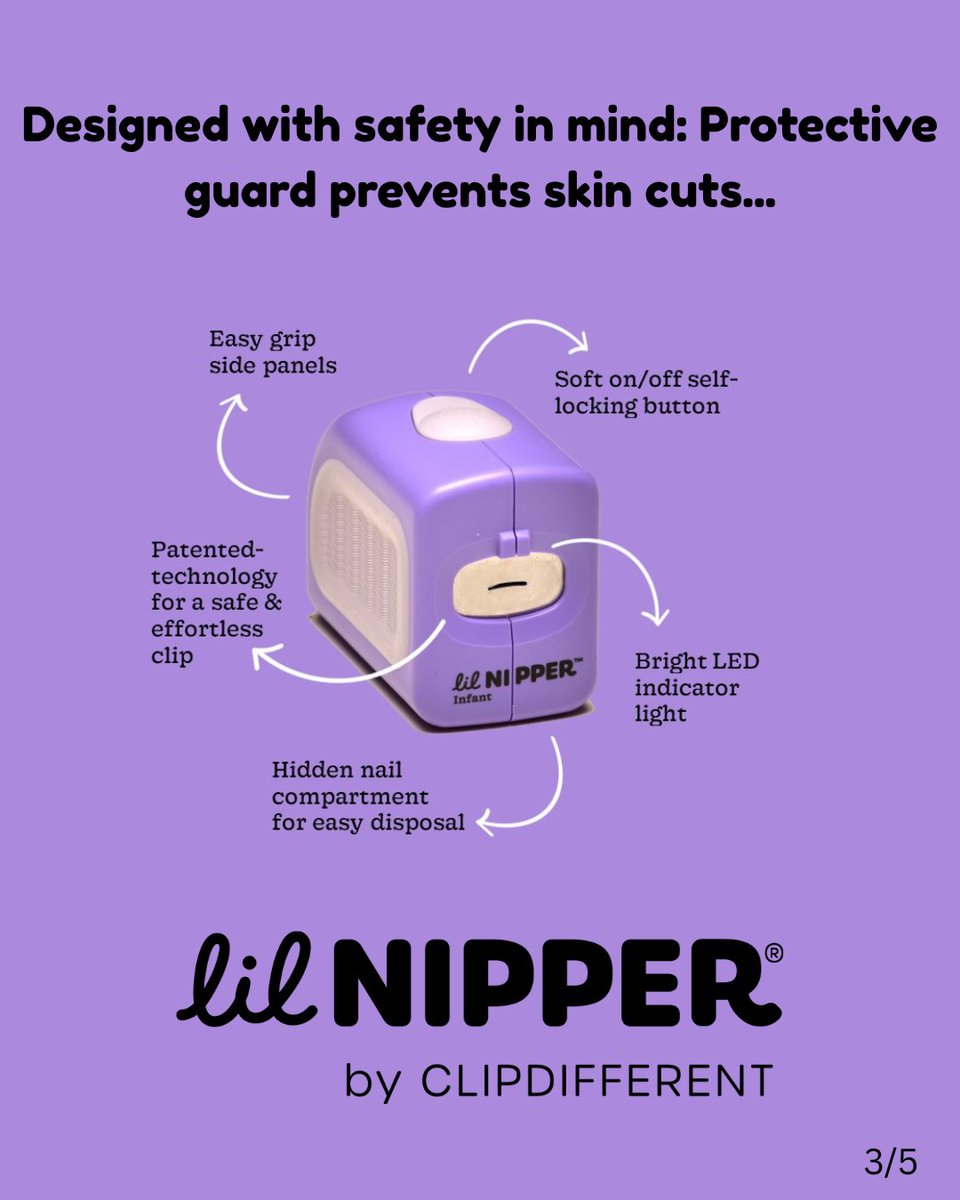 Lil Nipper (Automatic Nail Clipper) tweet media