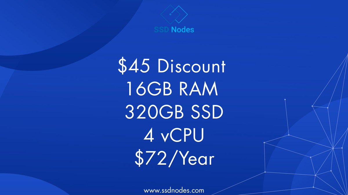 SSDNodes's tweet image. 🌿​ Groot Your Server&apos;s Strength! 🌿​

Use promo code 🌱GROOT16🌱 to enjoy a $45 discount on triennial cycles 

Hurry, offer valid until Thursday, 17 April at 16:00 UTC. 

Get it Now: bit.ly/445PxdW

#GrootStrength #TechDeals #PerformanceBoost #HostingDeals #CloudSavings…