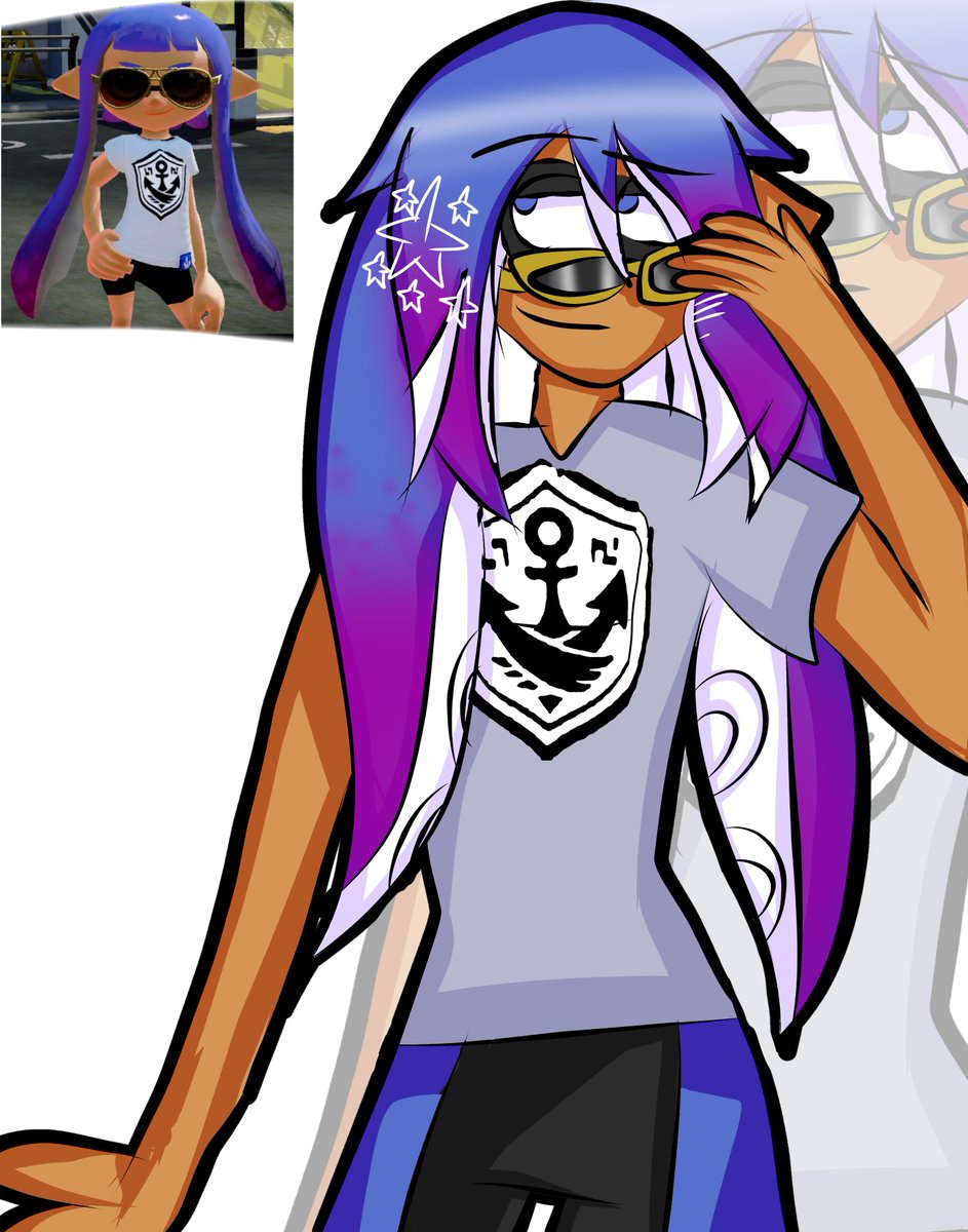 Mamomiloveslol's tweet photo. Sass the inkling #splatoon #splatoon2 #splatoon3 #fanart https://t.co/iGiIZmHtOx