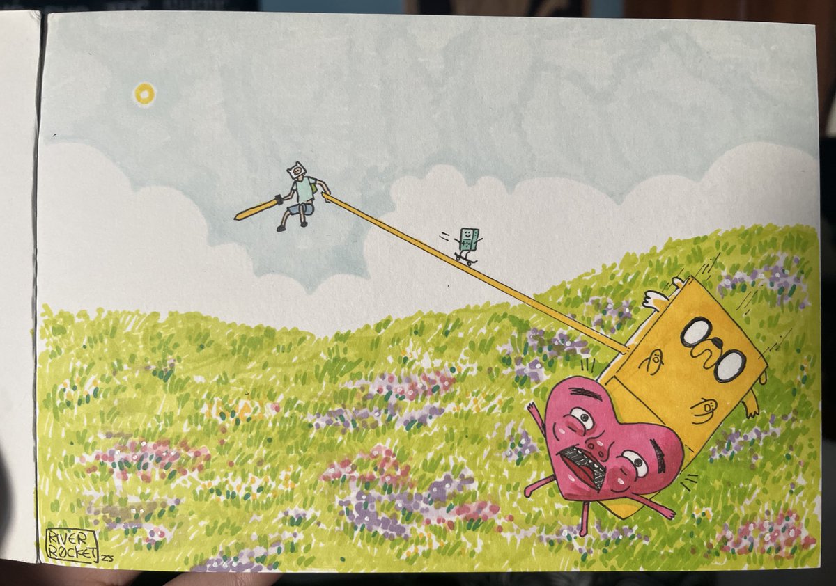 river_r0cket's tweet photo. getting into drawing again:p #adventuretime https://t.co/b2uauX4Mcu
