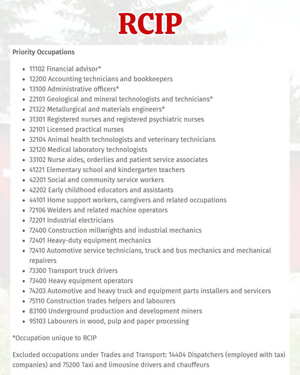 canadavisatoday's tweet image. New Priority Jobs Alert!
#Timmins released their priority occupations list for #rcip and #FCIP 🧳✨
Dreaming of moving to Timmins? Your job might be on the list! 👇🇨🇦

For your #Immigration related queries:

📍 #Canada:+1 780 710 9635
📍 #India: +91 76965 24687