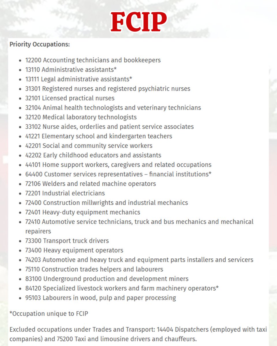 canadavisatoday's tweet image. New Priority Jobs Alert!
#Timmins released their priority occupations list for #rcip and #FCIP 🧳✨
Dreaming of moving to Timmins? Your job might be on the list! 👇🇨🇦

For your #Immigration related queries:

📍 #Canada:+1 780 710 9635
📍 #India: +91 76965 24687