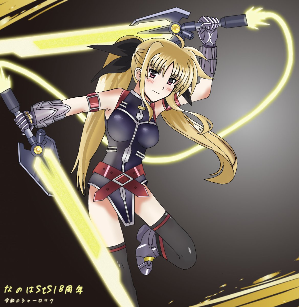 tetsumathphychm's tweet photo. 「魔法少女リリカルなのは StrikerS」１８周年＆テレビ放送＆Youtube無料配信、おめでとうござい��す🎉

これからも漫画やドラマCDの内容を含めるリメイク作を期待しています！！

#魔法少女リリカルなのは
#リリカルなのは
#なのは20th https://t.co/f6CdyYeDoc