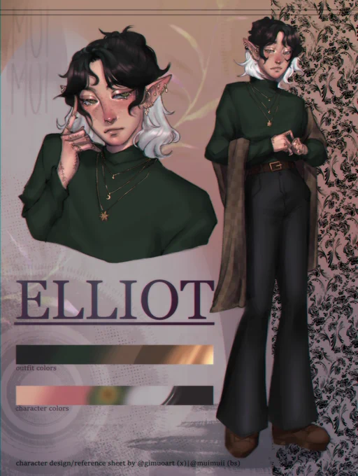 *+:。.。Simple reference sheet 。.。:+* 2 𝙨𝙡𝙤𝙩𝙨 90 𝙪𝙨𝙙 1 fullbody, 1 headshot, colors, info, (extra details + 5-15 depends on complexity)RTs appreciated  #Vtuber 
