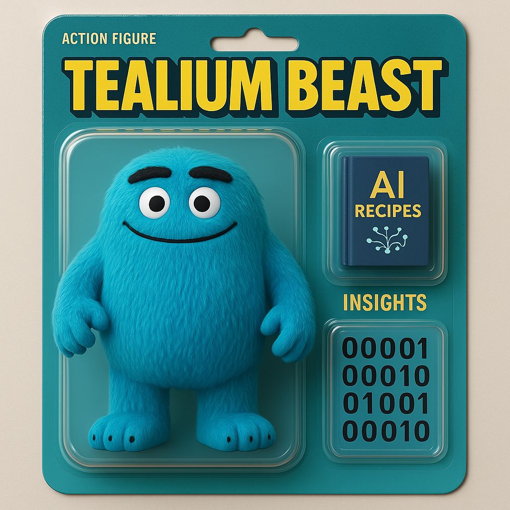 Introducing Truman, The #Tealium Beast, the only action figure that gets stronger with every dataset. 🦸‍♀️