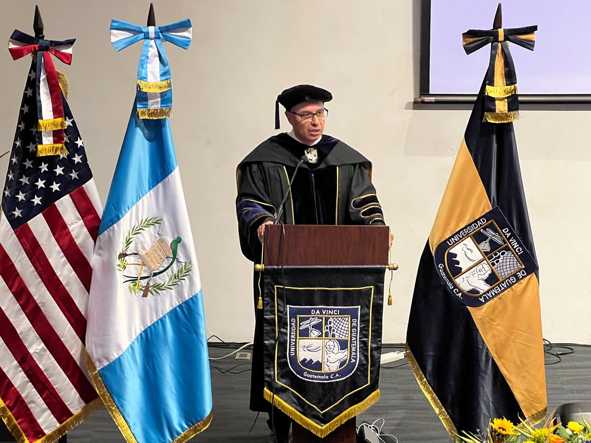 udvgt's tweet photo. La Universidad Da Vinci de Guatemala confiere el Doctorado Honoris Causa a los distinguidos académicos Dr. Mohammad Modarres y Dr. Ali Mosleh, en reconocimiento a sus extraordinarias contribuciones en Ingeniería. El Rector Dr. Cyrano Ruiz resalta su legado científico y ético. https://t.co/4yCe5egPwT
