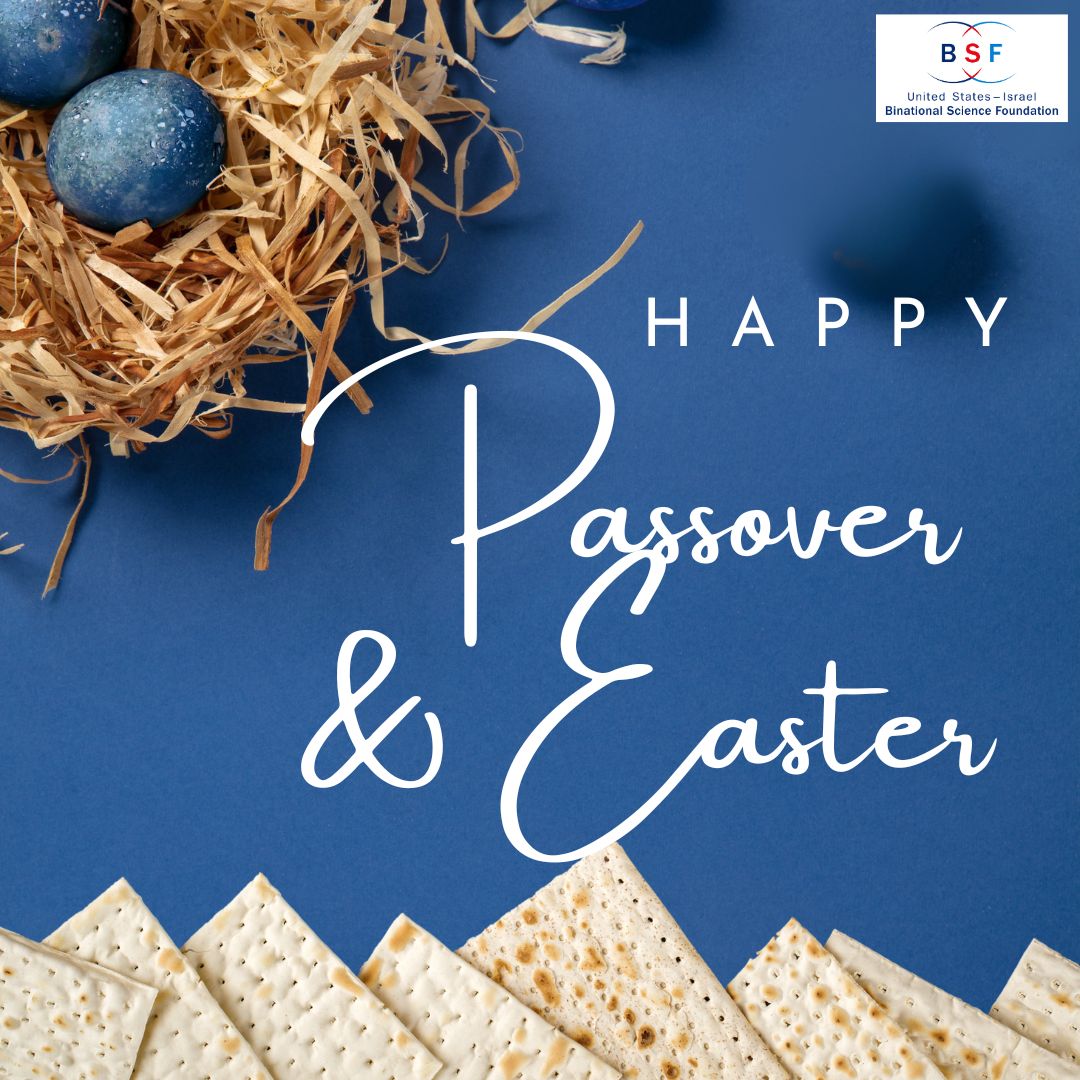 usisraelbsf's tweet image. This #Passover and ##Easter season invites reflection on tradition, renewal, and our path forward - together.
At BSF, we support U.S.-Israel collaborations taking on global challenges in health, climate, and technology. Science unites us all. Wishing you a meaningful holiday!