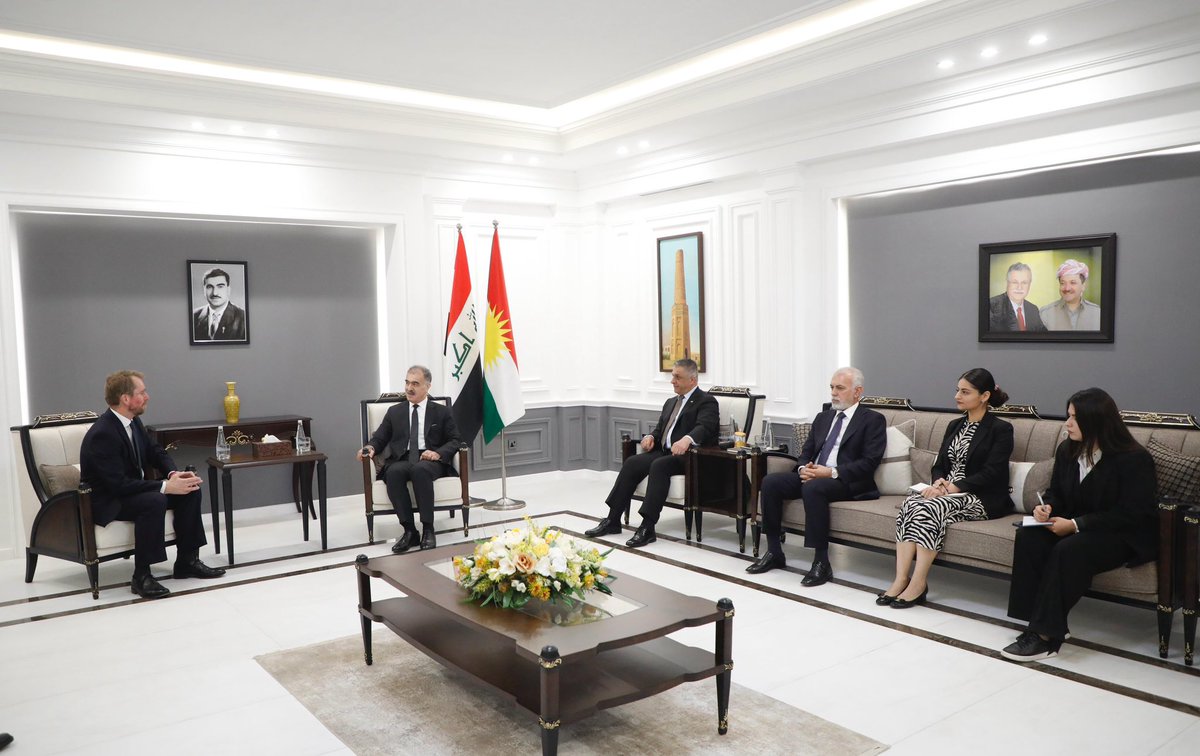 Safeen Dizayee (@safeendizayee) on Twitter photo Pleased to welcome <a href="/APPGKurdistan/">APPG Kurdistan</a>’s delegation led by <a href="/JohnSlinger/">John Slinger MP</a>, alongside our longtime friend <a href="/garykent/">gary kent</a> and KRG Rep <a href="/karwanTahir/">Karwan Jamal Tahir</a>. We had valuable discussions on the current situation and regional events. Grateful for their friendship and commitment to enhancing KRI-UK ties. Pleased to welcome <a href="/APPGKurdistan/">APPG Kurdistan</a>’s delegation led by <a href="/JohnSlinger/">John Slinger MP</a>, alongside our longtime friend <a href="/garykent/">gary kent</a> and KRG Rep <a href="/karwanTahir/">Karwan Jamal Tahir</a>. We had valuable discussions on the current situation and regional events. Grateful for their friendship and commitment to enhancing KRI-UK ties.
