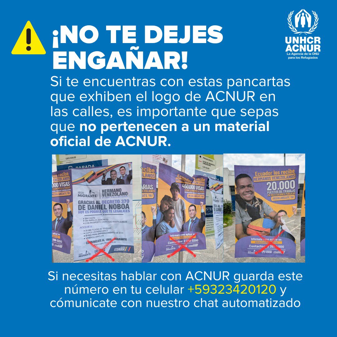 betzaj's tweet image. #DenunciaPúblicq ‼️ Ya manipularon contenido de ACNUR. Ahora usan mi imagen sin permiso y manipulada para pagar campañas de desinformación sobre el Decreto 370 y atacar a migrantes.
Esto es violencia digital.

Lo denuncio con firmeza.
#LaXenofobiaNoEsUnaPropuesta
(Ver comunicado…