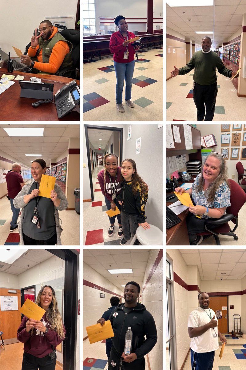 Congratulations to the following Durham teachers for receiving the LISD "You Are the One!" thank you cards!