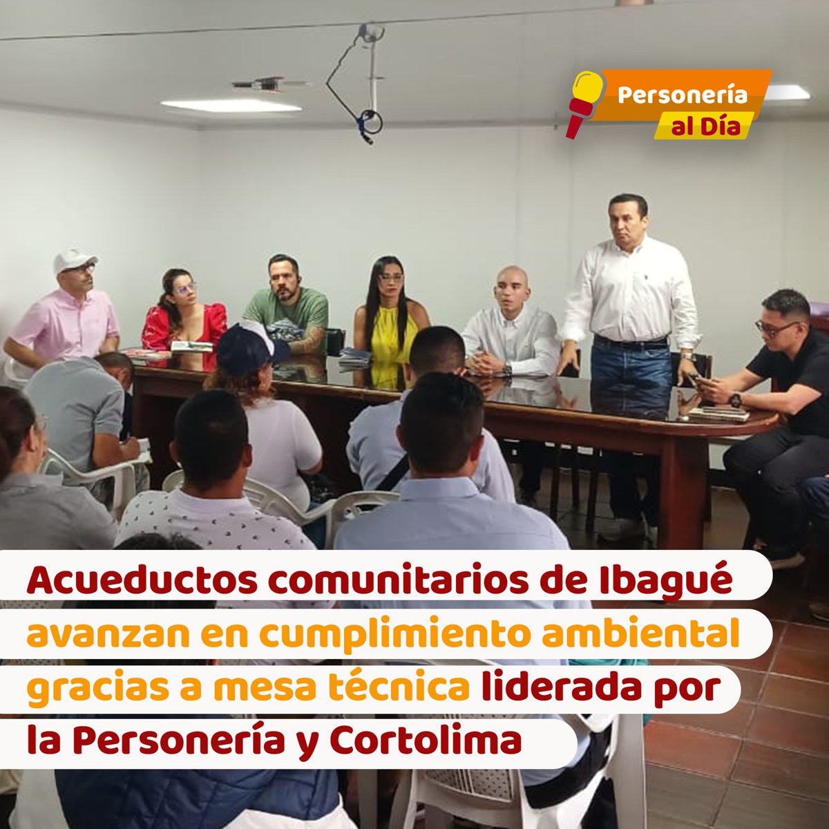 La Personería de Ibagué y Cortolima realizaron mesa técnica con acueductos comunitarios para resolver trámites ambientales y jurídicos que garanticen el acceso digno al agua en zonas rurales. 💧 Compromiso real con las comunidades. #Ibagué #DerechoAlAgua #Personería