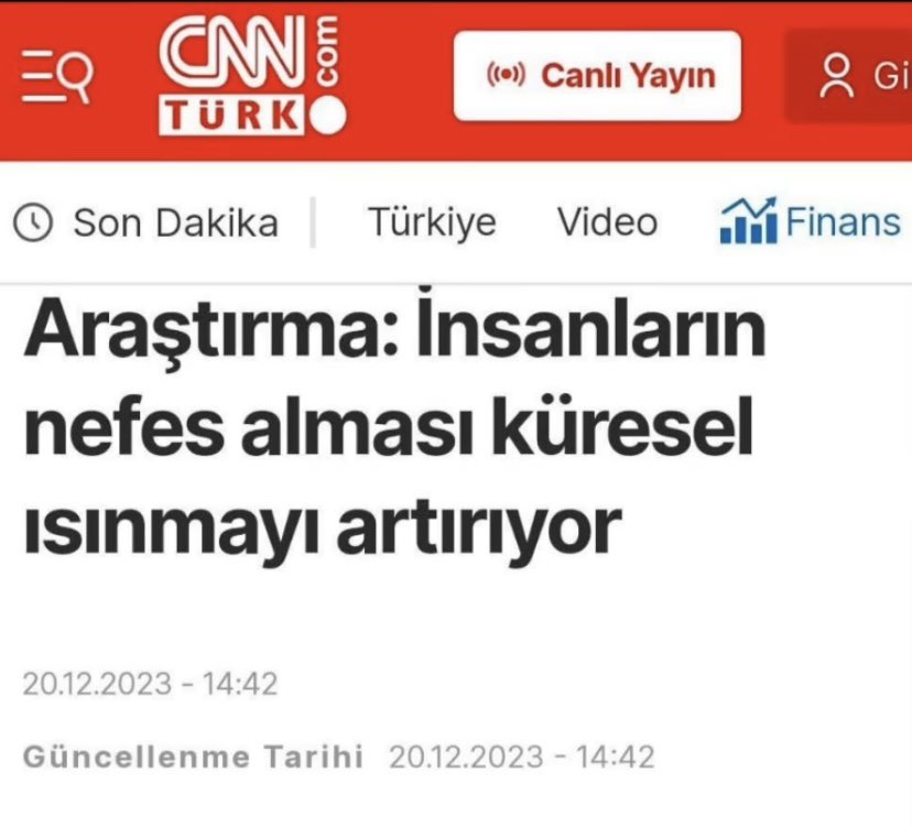 UzmEsraGunes's tweet photo. Cnn: “İnsanların Nefes Alması Küresel Isınmayı Artırıyor.”

AA: “Tarım ve hayvancılık küresel ısınmaya yol açan en önemli etkenlerden”

NTV: “İnek gazları küresel ısınmaya yol açıyor. Bill Gates yapay et tüketilmesini öneriyor.”

Hedef iklim değil insan https://t.co/3NsI1NSNox