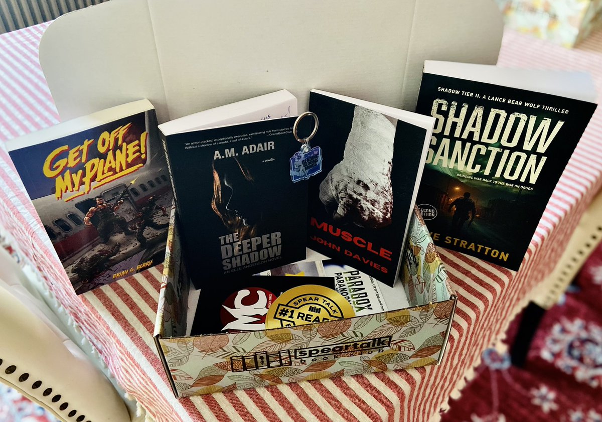 Here we are folks! The magnificent SOLD OUT 2025 Sequels &amp; Action Spear Talk book club box is now out in the wild! This was blast to organize and put together, with the help of some amazing authors and artists. 

The four authors are:

AMA Adair  / <a href="/AMAdair6/">A.M. Adair</a> 
The Deeper Shadow