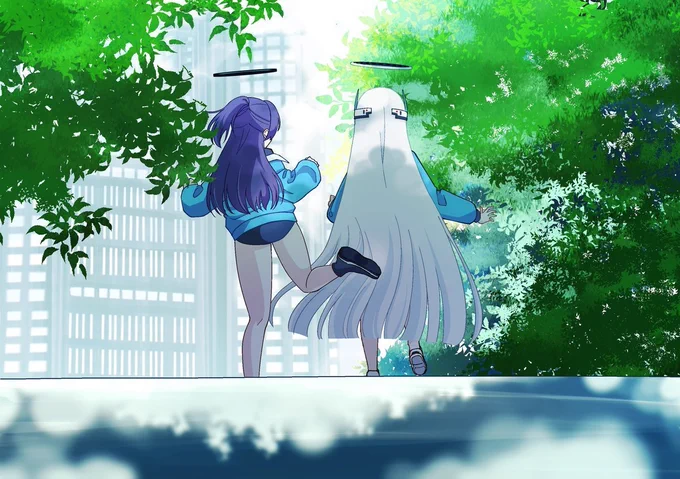 ノアユウでパロ#ブルアカイラスト部 
