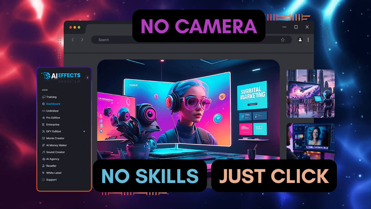 kvsdigitech's tweet image. 🔥 Create Viral AI Videos in 3 Clicks No Editing, No Camera!  AI Effects ... youtu.be/iOJoXotEnHg?si… via @YouTube 
#AIVideoCreator
#MakeMoneyWithAI
#ContentCreationTools
#AIEffects
#PassiveIncome2025
#VideoMarketing
#ShortsCreator
#TikTokMarketing
#YouTubeAutomation