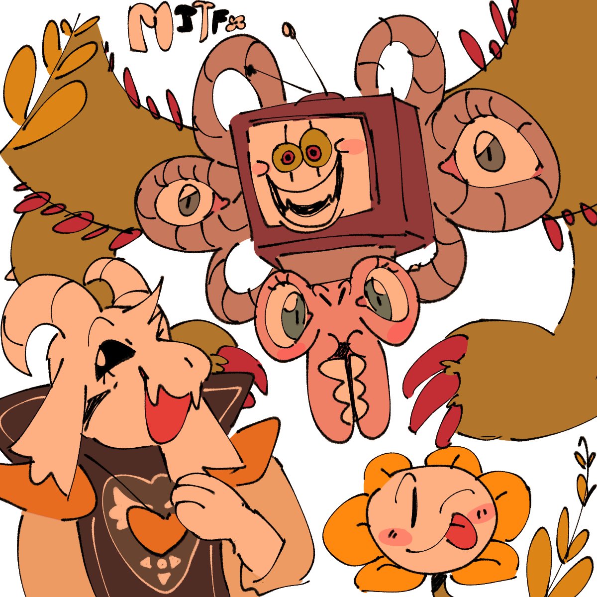 #undertale #flowey #asriel
I'll began repost my old undertale art