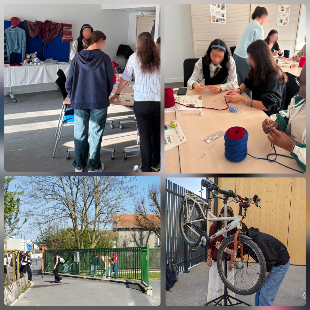2e édition de la  𝗷𝗼𝘂𝗿𝗻𝗲𝗲 𝗘𝗰𝗼𝗴𝗮𝗹𝗼𝗶𝘀𝗲 ! 
🌍 Clean walk
🧽 Confection d’éponges réutilisables
🧶 Atelier crochet
🚲 Réparation de vélos 
♻️ ...et bien d'autres actions
Une journée engagée pour la planète !
#Écologie #LycéeGalois #EcoGestes #DéveloppementDurable