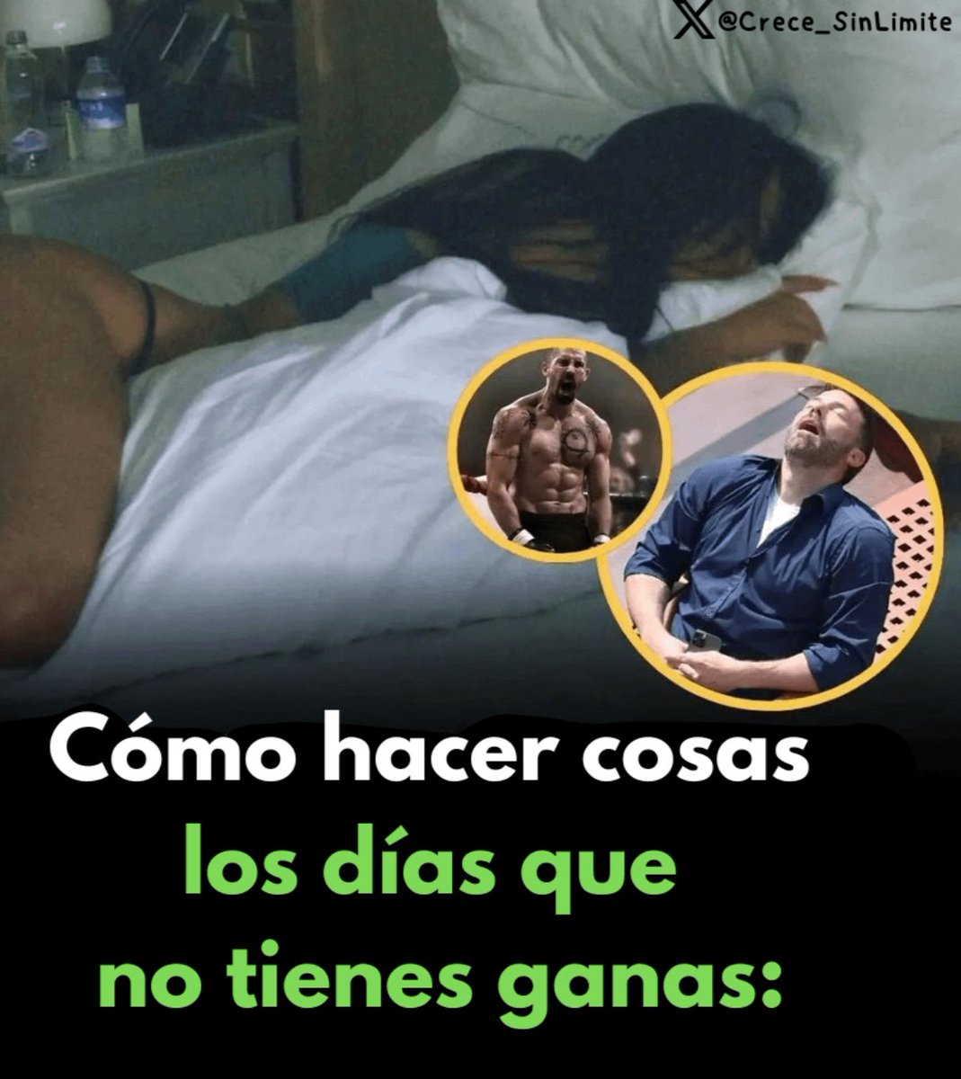 Como hacer cosas los días que no tienes ganas:

-HILO-🧵