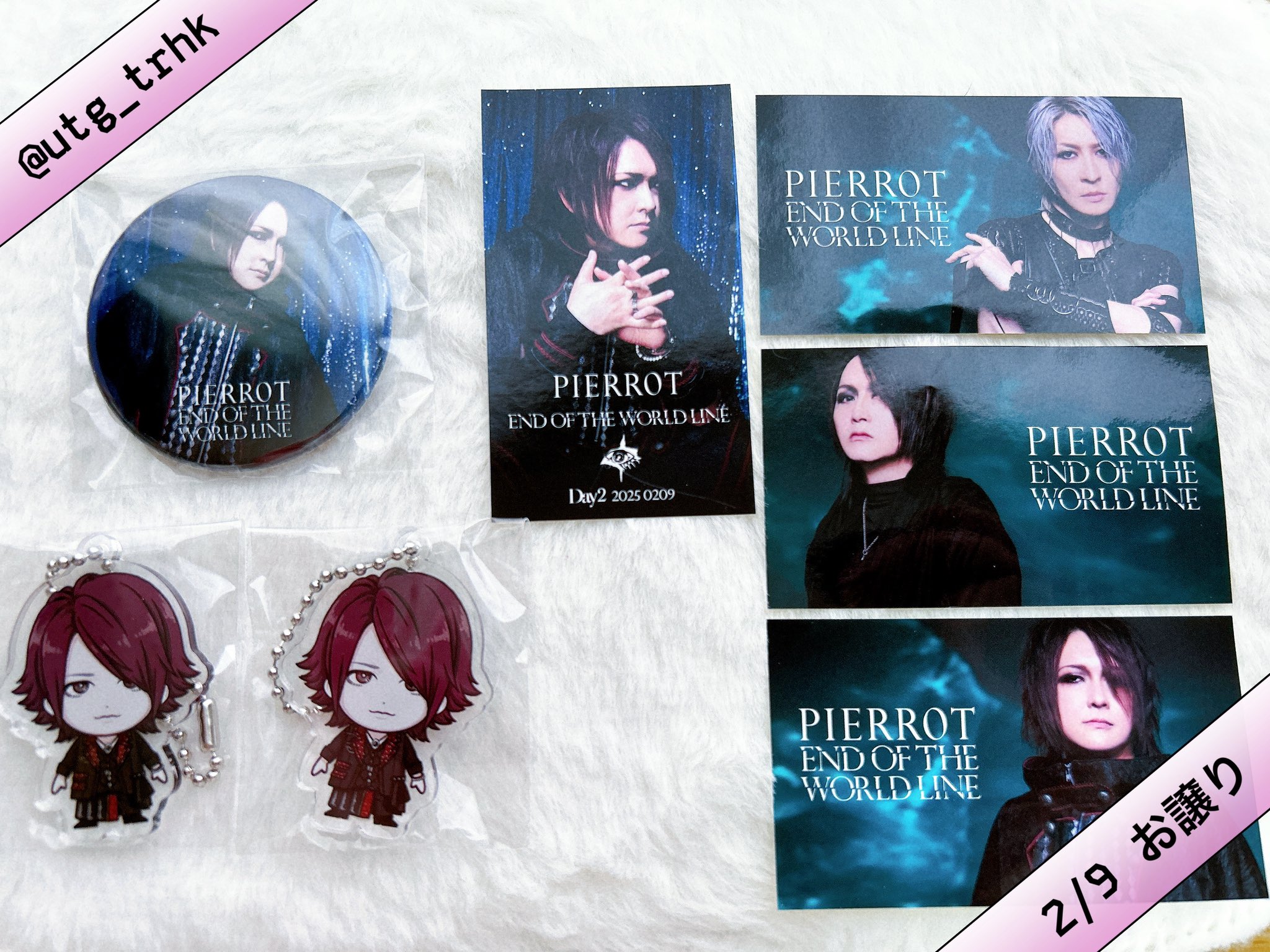 【一部予約販売】 2/9 PIERROT 有明アリーナ ロト キリト 缶ミラー ステッカー セット ミュージシャン