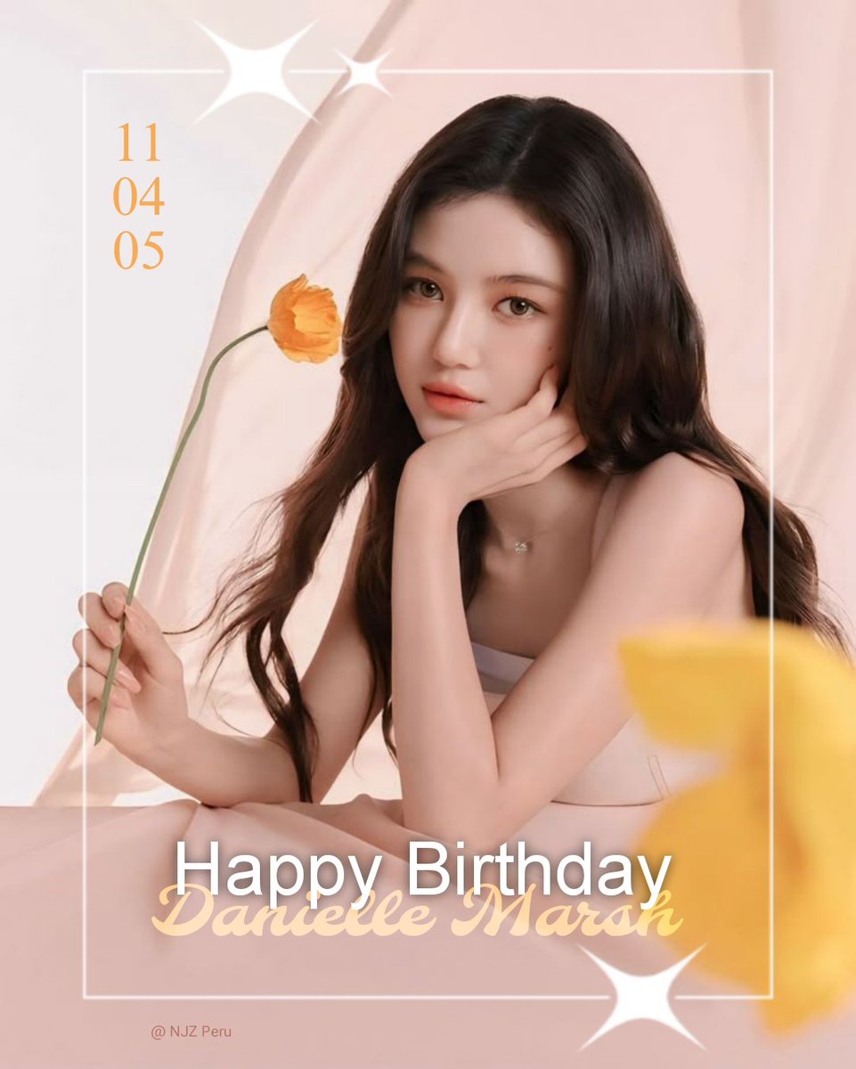 🎂— ¡HAPPY BIRTHDAY DANIELLE! 

Siendo 11 de Abril en Corea del Sur, nuestra querida Danielle está cumpliendo 20 años. ¡Esperamos que tenga un día grandioso junto a sus seres queridos! ✨

SUNSHINE DANIELLE DAY
#20BloomingDanielle
#AlwaysWithDanielle
#어디라도_따라갈래_다니라면