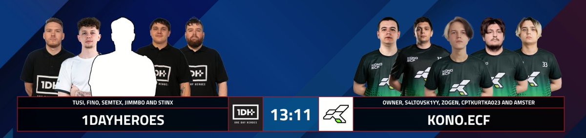 Nice upset from 1DayHeroes 👀