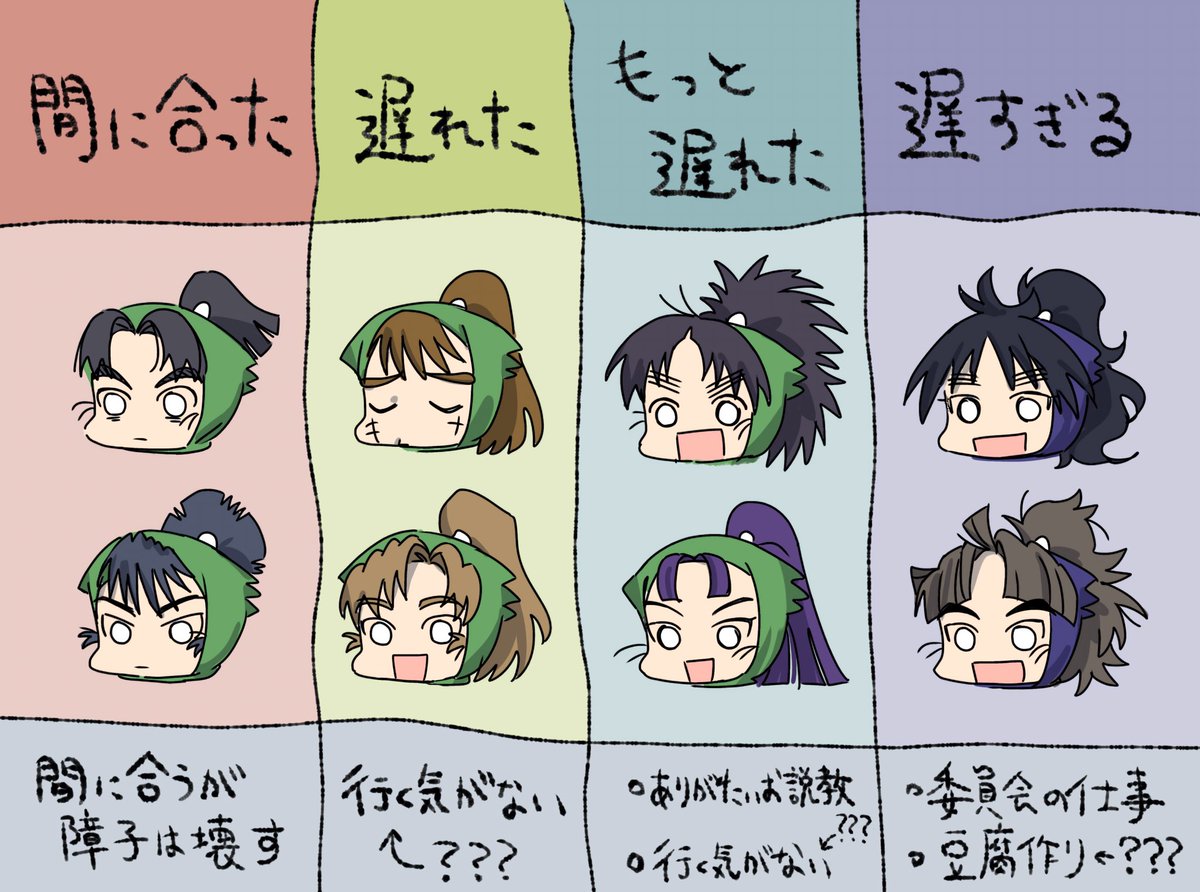 misumimisusu's tweet photo. 自由な委員長たち https://t.co/WYxeV19UjG