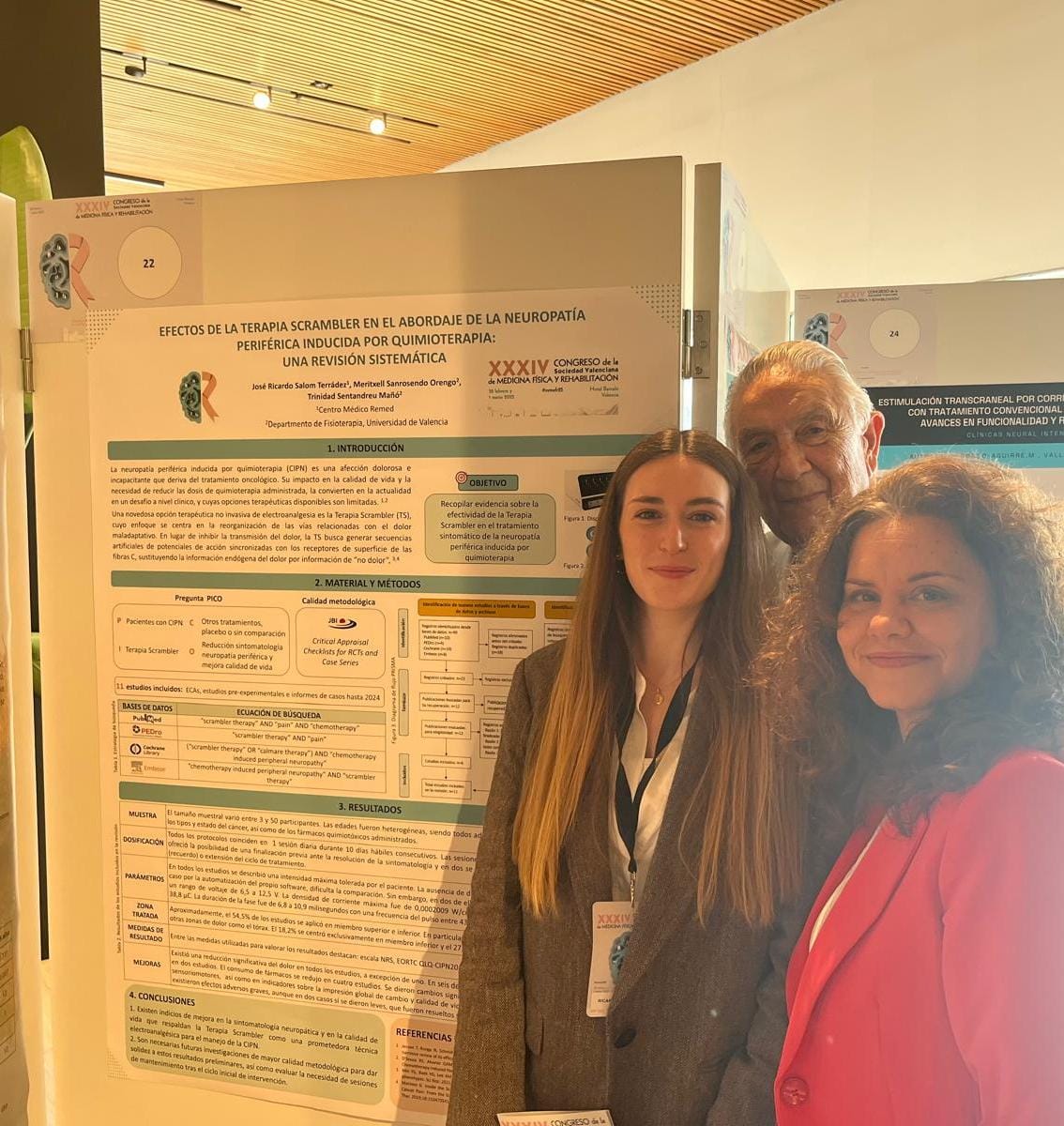 XXXIV Congreso de la  Sociedad Valenciana de Medicina Física y Rehabilitación. Una oportunidad para aprender y compartir. Gracias equipo.