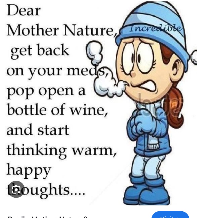boomerrmj's tweet image. C’mon mother nature! What’s the deal! I should be grilling out today instead I’m cooking Chili ! 🥶❄️
#sickofthecold #coldday #bringonthesunshine #sweaterweather #frozen #coldAF