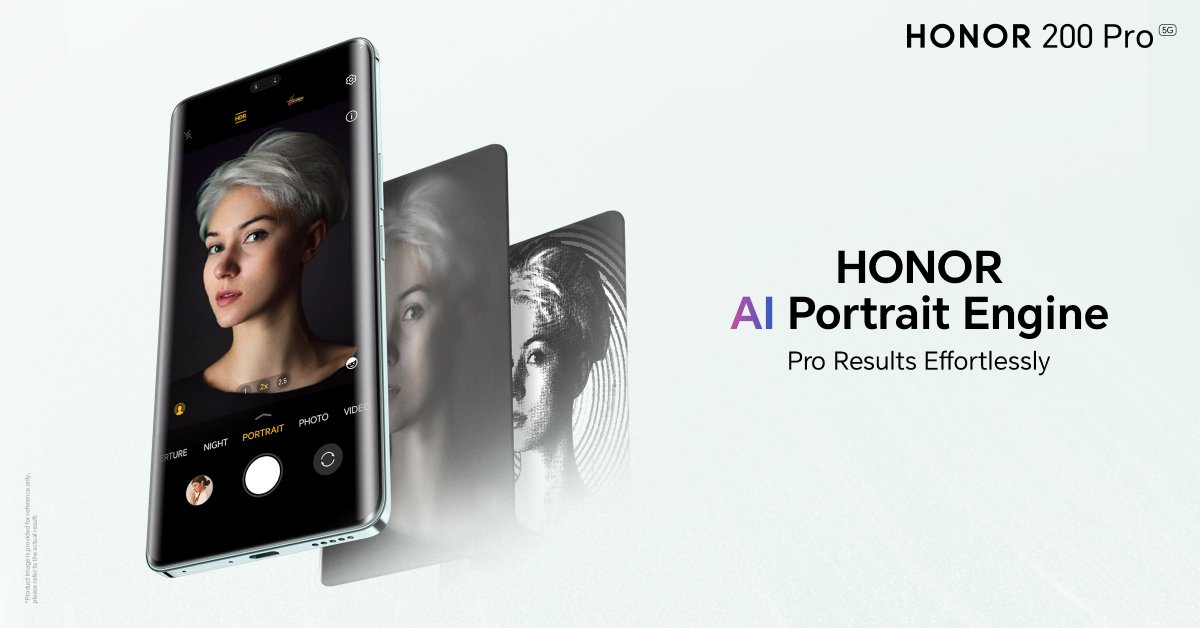 RISHIExDC's tweet photo. HONOR AI Portrait Engine: Harcourt Mode
HONOR 200 Pro comes with AI Portrait Engine that enhances portrait shots. With added AI features, you can now get studio like portrait photographs!
Buy now: https://t.co/cL8U10OJ4C
#HONOR200Series #harcourtmode #AIPortraitExpert https://t.co/kcA0KjNbdu