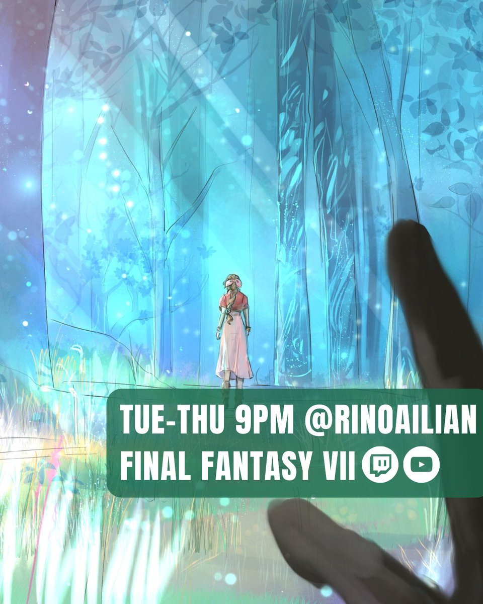 RinoaIlian's tweet photo. You know what to do! #FinalFantasyVII playthrough tonight at 9:30pmET on #Twitch & #YouTube! Follow, like, share & subscribe!
https://t.co/l2sAcDCjJ3
https://t.co/6FnObcLjjE
#FF7 #SquareEnix #YoutubeGamer #rpggamer #twitchaffiliate #gamerstreamer #mtlgamer #RedXIII https://t.co/GMzuGjYfWR
