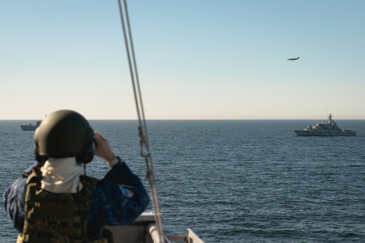 Standing NATO Mine Countermeasures Group One (SNMCMG1) recently participated German-led Baltic MCM naval exercise in the Baltic Sea, demonstrating their skills in mine warfare and contributing to the teamwork of keeping our seas safe. Read more: bit.ly/4crtz7i