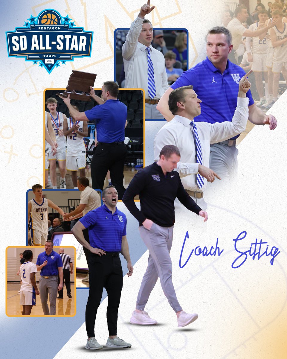 Wanna give a HUGE shoutout to Coach Jacob Sittig on being selected by his peers to coach in the South Dakota All-Star Game! Your dedication and leadership continue to inspire both players and fellow coaches.

#thetrojanway #trojanbasketball #trojanbasketball