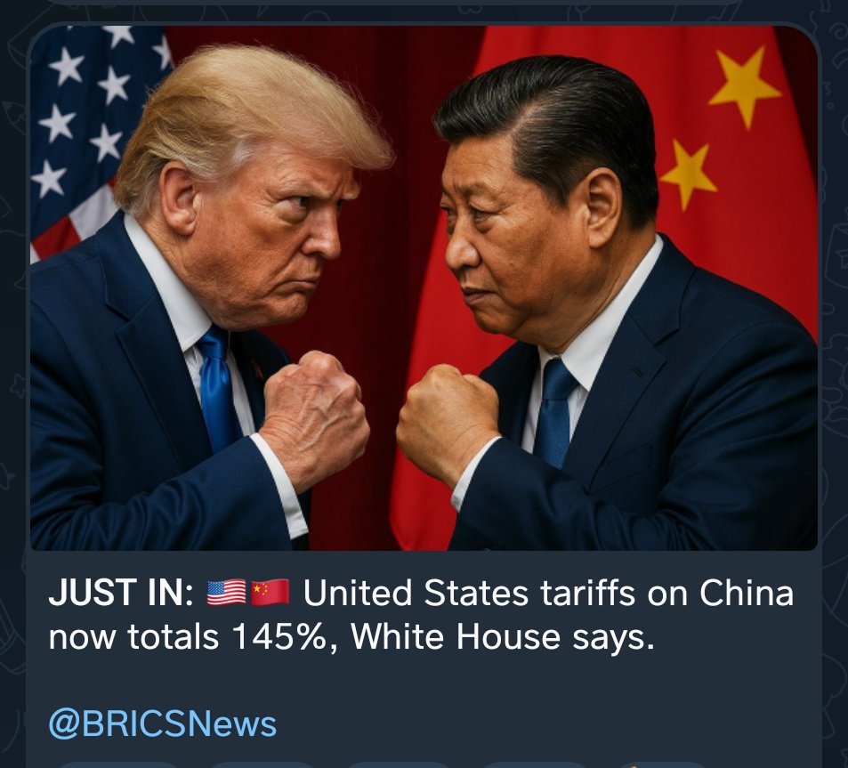 145%? Trump is a maniacal selfish bullying lunatic. China should slap back with 400% on everything.
<a href="/WhiteHouse/">The White House</a>